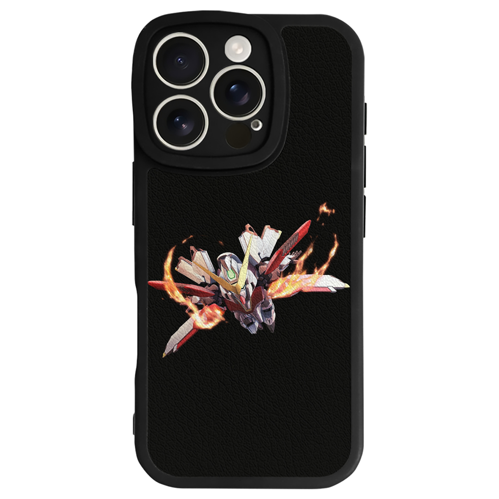 （画像用） 機動戦士ガンダム Mobile Suit Gundam 【iPhone 16シリーズ対応】シリコンスマホケース（レザー調） 材質：シリコン